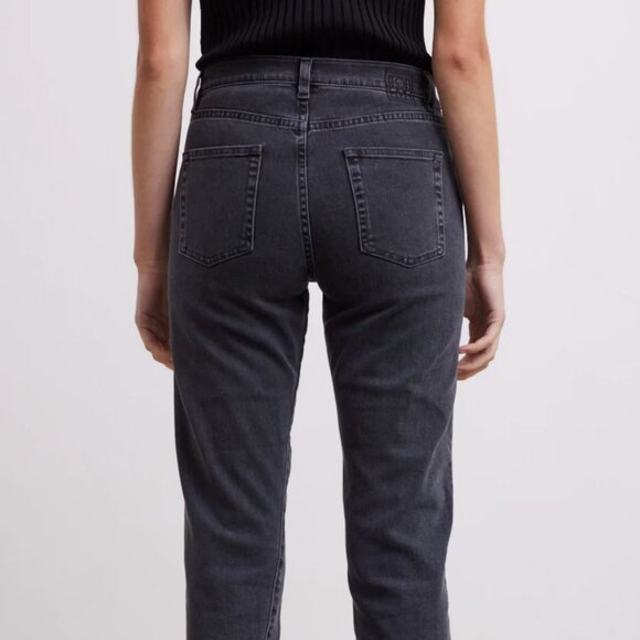 TOTEME Twisted Seam Washed Black Jeans 30 / 32 (best for US size 6 or 8) - Picture 4 of 16